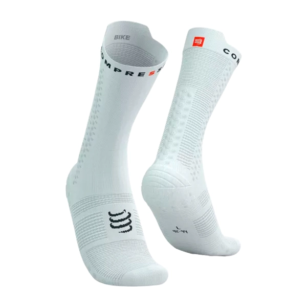 Compressport Pro Racing Socks V4.0 Bike White/Black