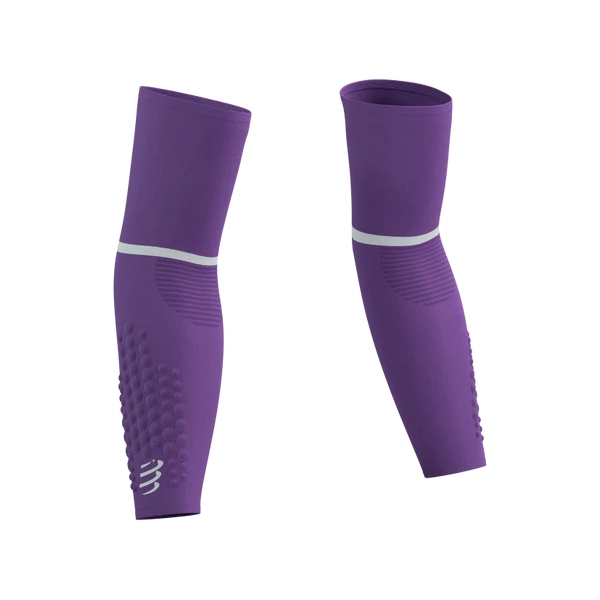 Compressport ArmForce Ultralight Royal Lilac/White Front