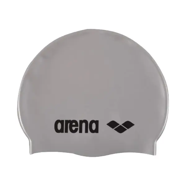 Arena Gorro Classic Silicone Silver Black